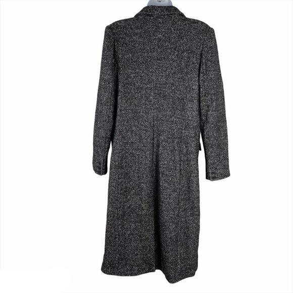 H&M Coat Jacket‎ Black White Mix Viscose Blend NWT - Picture 5 of 9